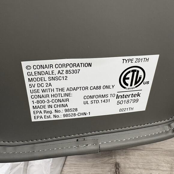 Conair Conaircare Sanitizing Soft Case Disinfect Everyday Items Chemical Free - Picture 14 of 16